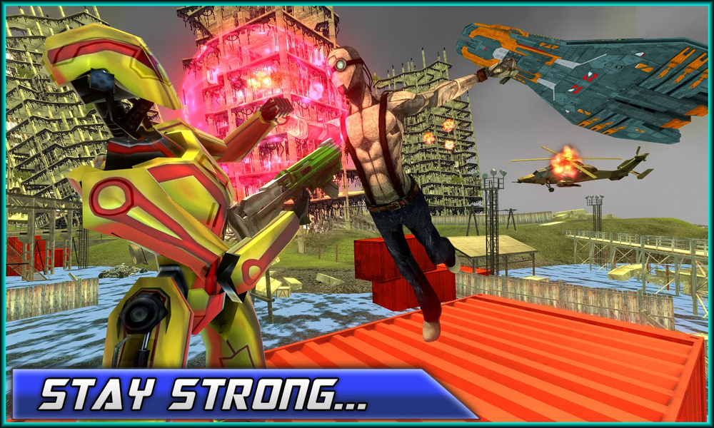 Alien Robot Fps Shooting Games - Gameplay image of android game