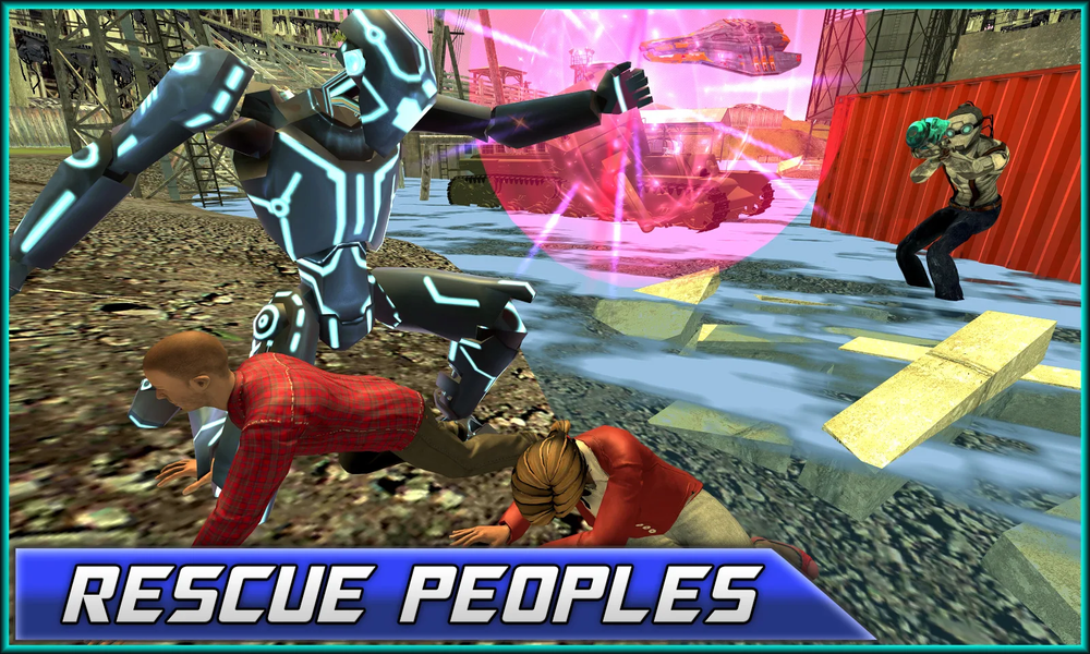 Alien Robot Fps Shooting Games - Gameplay image of android game