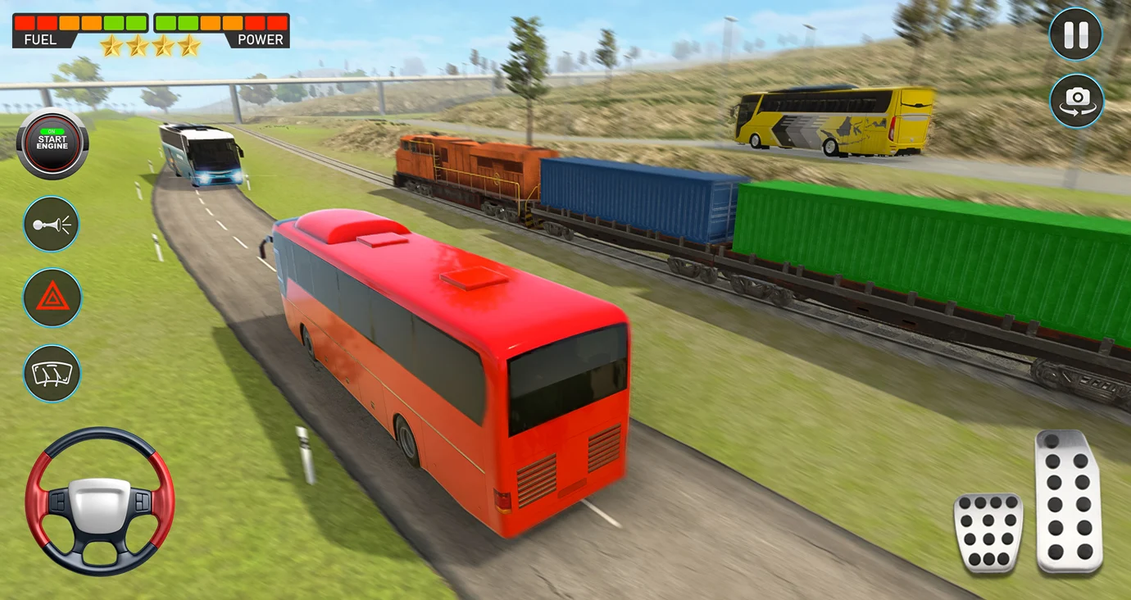 Extreme Bus Racing: Bus Games - عکس بازی موبایلی اندروید