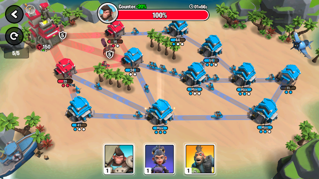 Ape TD: Central Defense - عکس بازی موبایلی اندروید