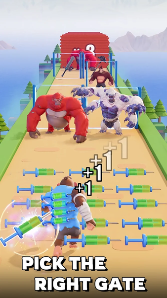 Monkey March - Gameplay image of android game