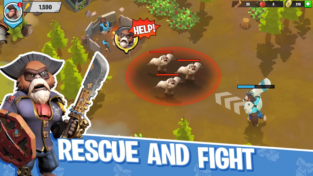 Ape Land - عکس بازی موبایلی اندروید