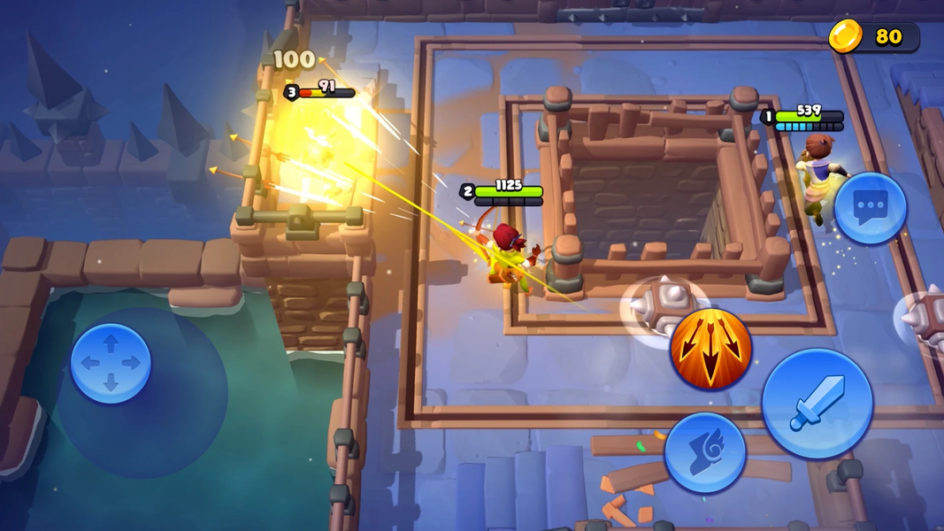 Loot Heroes: Fantasy RPG Games - Gameplay image of android game
