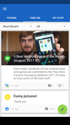 Forums for Android™ - عکس برنامه موبایلی اندروید