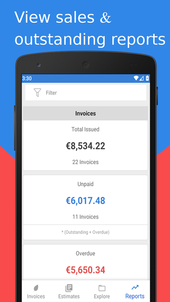 InvoiceTemple: Invoice billing - Image screenshot of android app