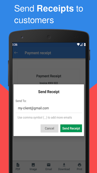 InvoiceTemple: Invoice billing - Image screenshot of android app