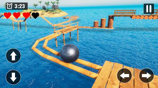 Rolling Ball - Sky Escape 3D - Gameplay image of android game