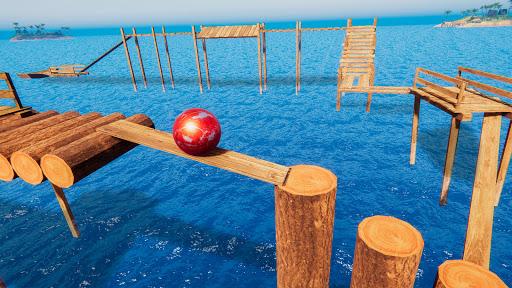 Rolling Ball - Sky Escape 3D - Gameplay image of android game