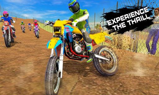 Dirt Track Racing Moto Racer - Gameplay image of android game