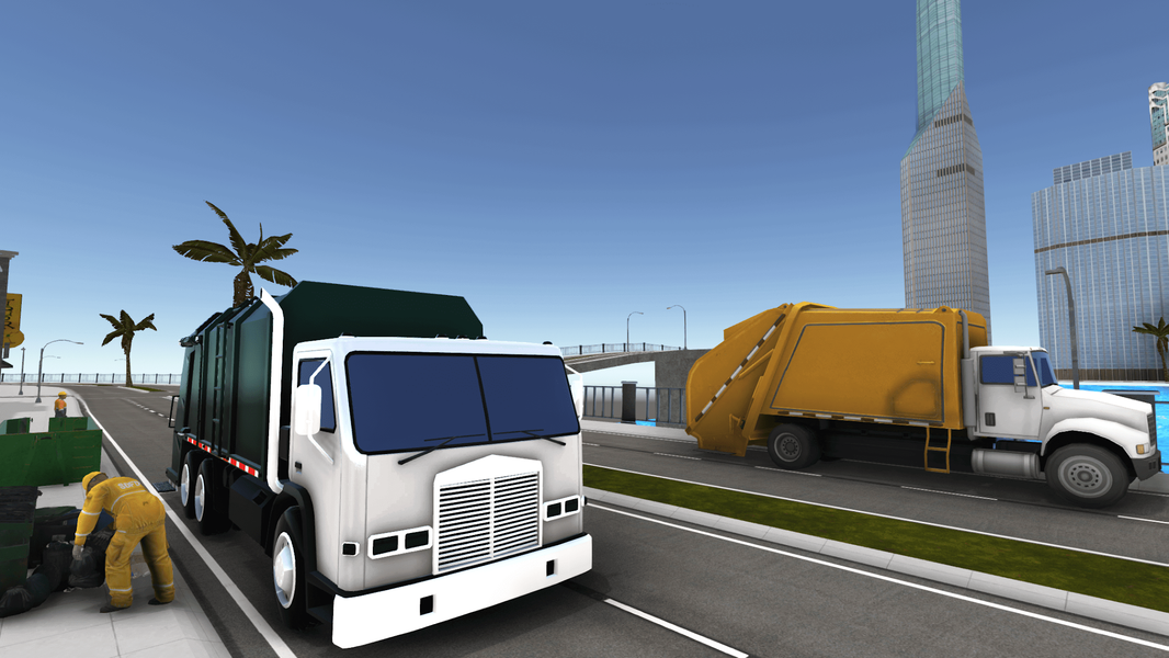 City Garbage Truck Simulator - عکس بازی موبایلی اندروید