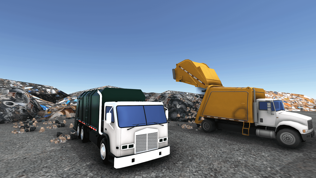 City Garbage Truck Simulator - Gameplay image of android game