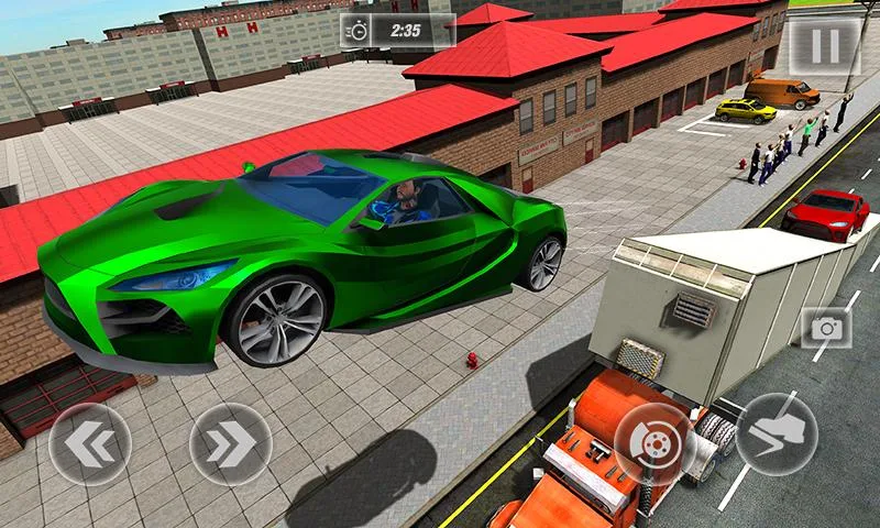 Ramp Car Jumping Games 3D - Gameplay image of android game