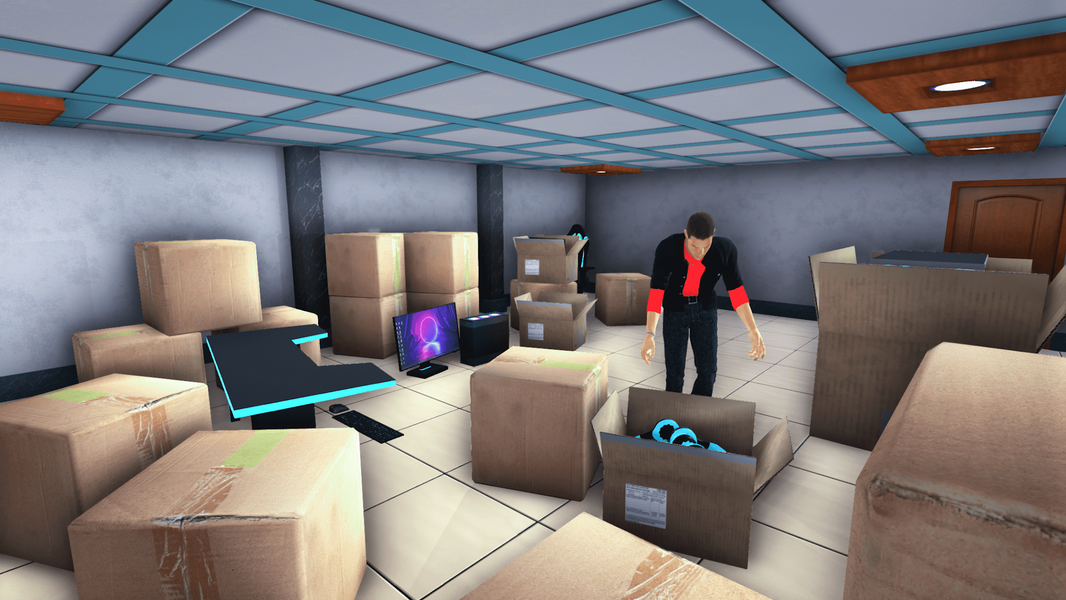 Internet Gaming Cafe Job Sim - عکس بازی موبایلی اندروید