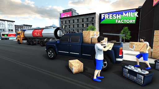 Milk Transporter Truck - Image screenshot of android app