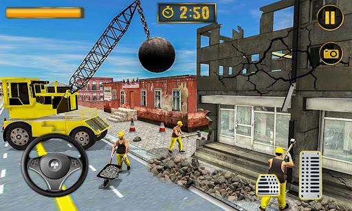 Wrecking Crane Simulator Game - عکس بازی موبایلی اندروید