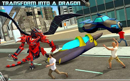 Incredible Dragon Robot ۳D - عکس بازی موبایلی اندروید