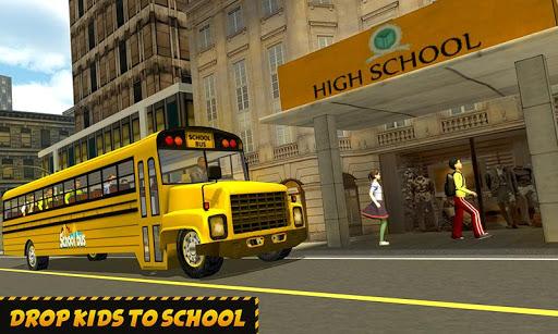 NY City School Bus 2017 - عکس بازی موبایلی اندروید