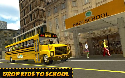 NY City School Bus ۲۰۱۷ - عکس بازی موبایلی اندروید