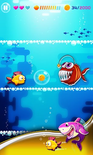 Bouncy Fish Adventures - عکس برنامه موبایلی اندروید