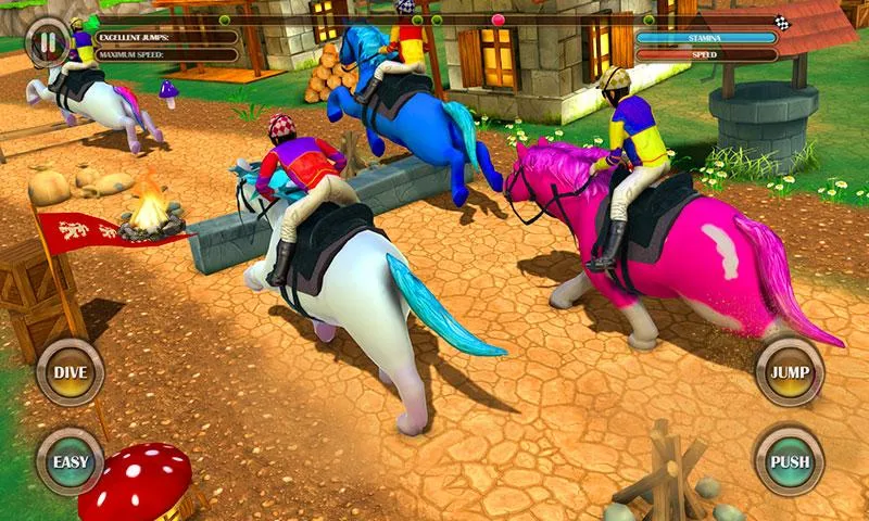 Speedy Pony : Racing Game - عکس بازی موبایلی اندروید