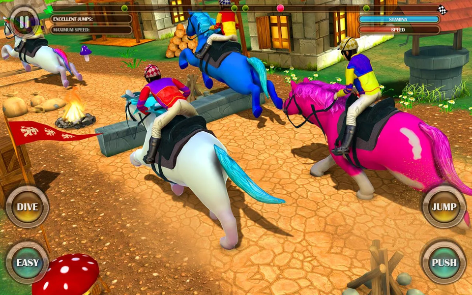 Speedy Pony : Racing Game - عکس بازی موبایلی اندروید