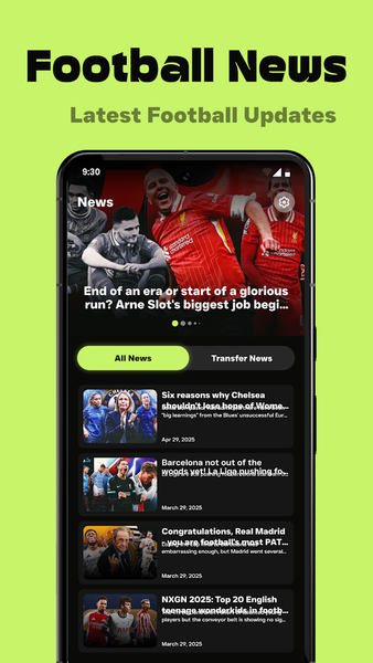 Football Live Scores & Alerts - Image screenshot of android app