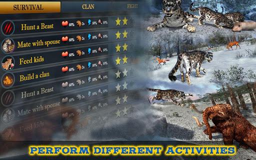 Forest Snow Leopard Sim - عکس بازی موبایلی اندروید