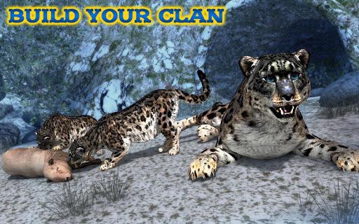 Forest Snow Leopard Sim - Gameplay image of android game