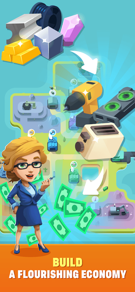 Idle Industries - Gameplay image of android game