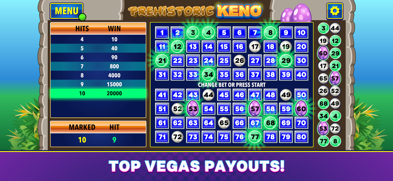 Keno Vegas - Casino Games - Gameplay image of android game