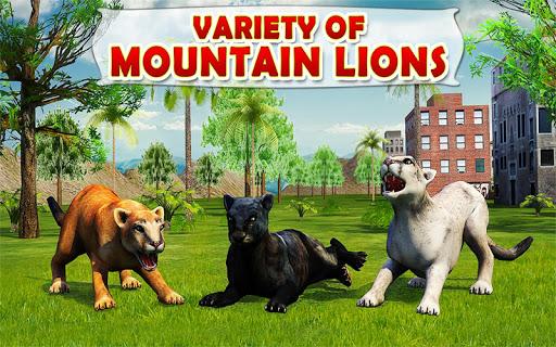 Mountain Lion: Wild Cougar 3D - Gameplay image of android game