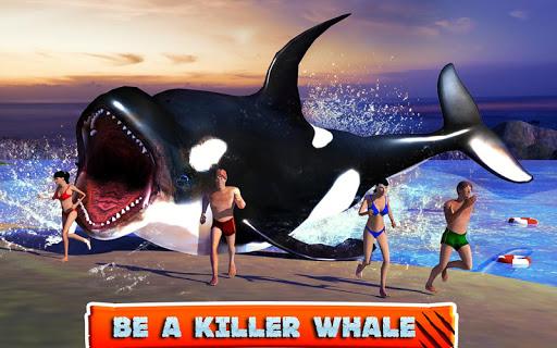 Killer Whale Beach Attack 3D - Gameplay image of android game