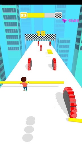 Slide Roof 3D - Gameplay image of android game