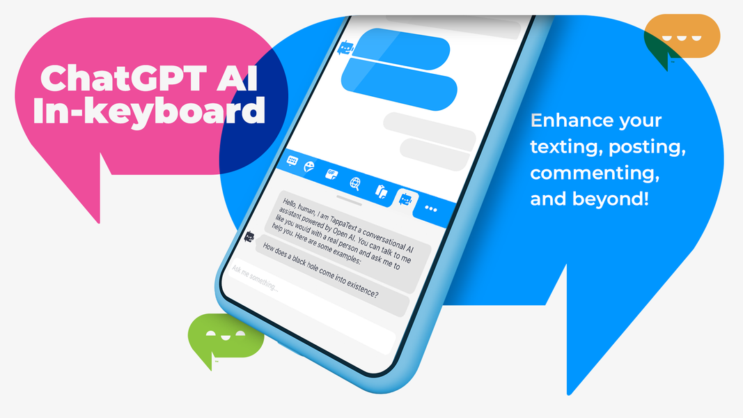 Tappa Keyboard with AI typing - عکس برنامه موبایلی اندروید
