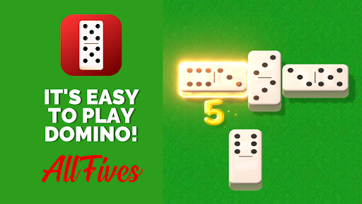 Dominoes All Fives - Offline - Gameplay image of android game
