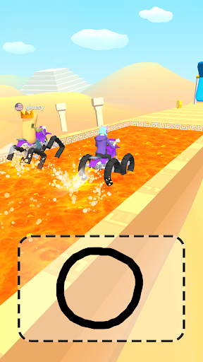 Scribble Rider - Gameplay image of android game