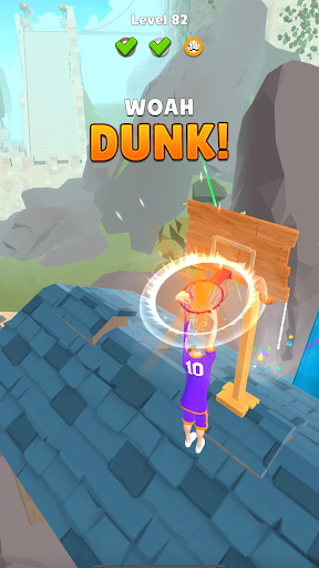 Hoop World: Flip Dunk Game 3D - Gameplay image of android game