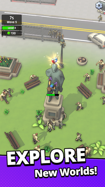 Z Survivor: Backpack Shooter - Gameplay image of android game