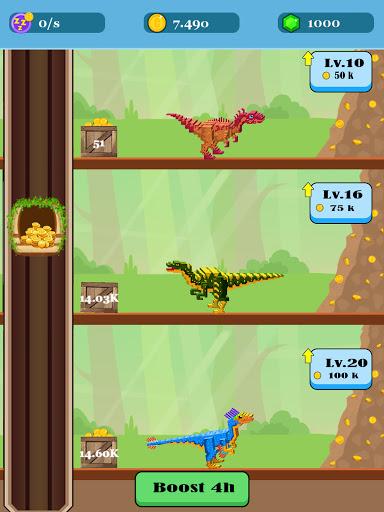 Jurassic Pixel Craft: dino age - عکس بازی موبایلی اندروید