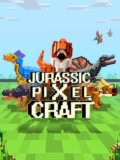 Jurassic Pixel Craft: dino age - عکس بازی موبایلی اندروید