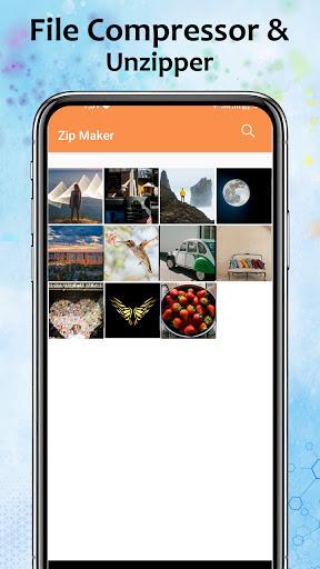 Zip maker File Compressor - عکس برنامه موبایلی اندروید