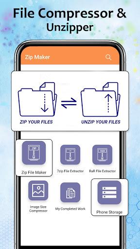 Zip maker File Compressor - Image screenshot of android app