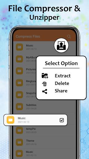 Zip maker File Compressor - عکس برنامه موبایلی اندروید