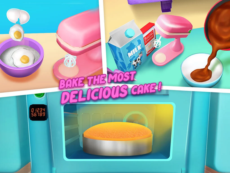 Cake Baking Games : Bakery ۳D - عکس برنامه موبایلی اندروید