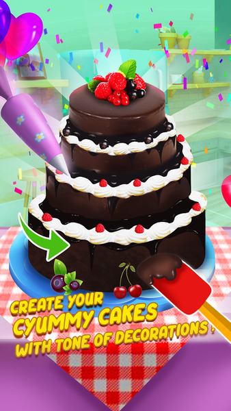 Cake Baking Games : Bakery 3D - عکس برنامه موبایلی اندروید