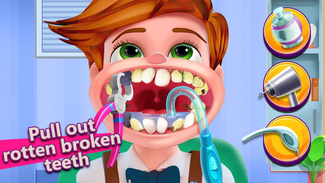 Dentist Inc Teeth Doctor Games - Gameplay image of android game