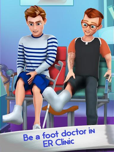 Foot Doctor ASMR Offline Games - Gameplay image of android game