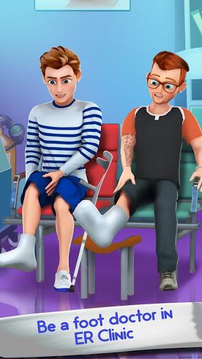 Foot Doctor ASMR Offline Games - Gameplay image of android game