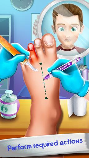 Foot Doctor ASMR Offline Games - Gameplay image of android game
