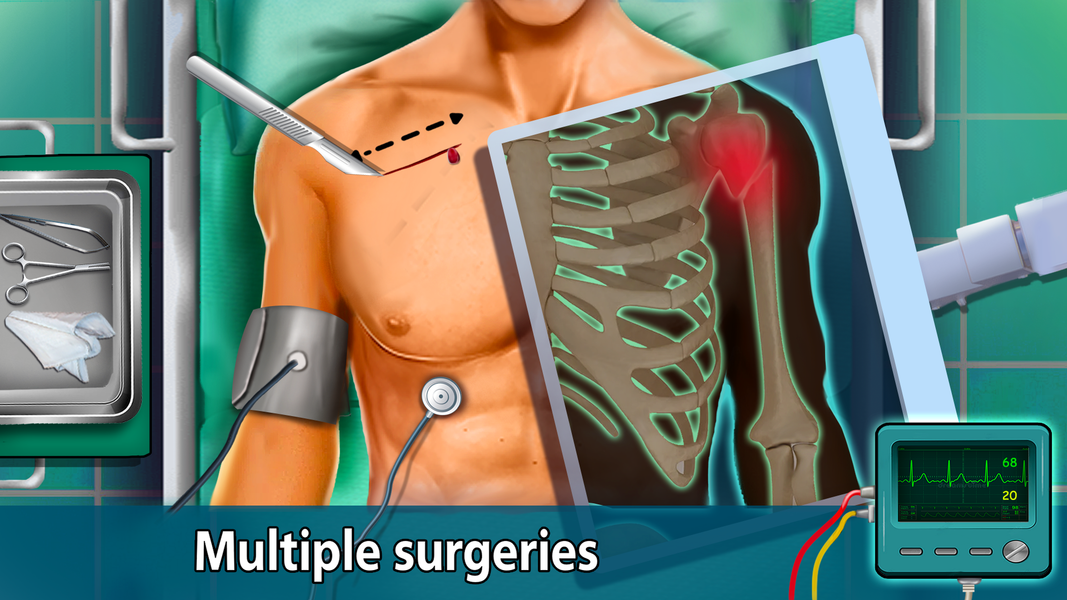Surgeon Simulator Doctor Games - Gameplay image of android game